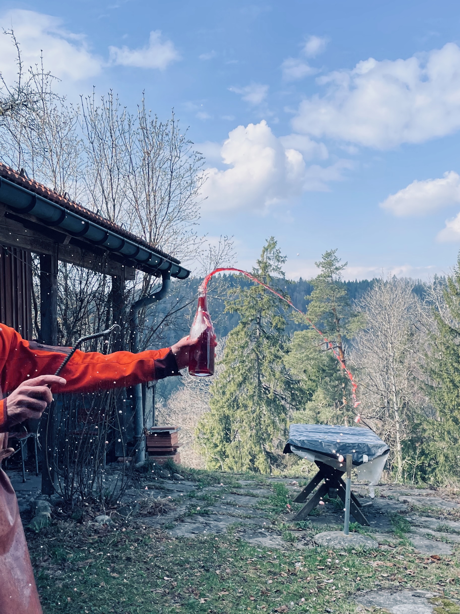 Degorgieren des Ciders – Althörnli